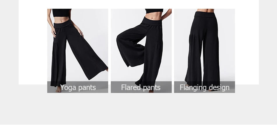 Yoga Pants Women Rib Loose Casual